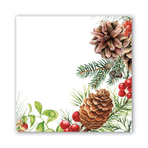 Michel Design Works White Spruce Cocktail Napkin 3 Michel Design Works White Spruce Cocktail Napkin