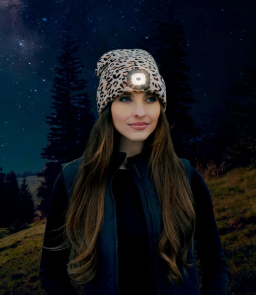 Wildcat Leopard Night Scope™ Rechargeable LED Light Hat - Image 2
