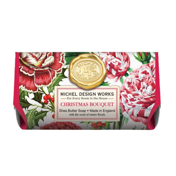 Michel Design Works Christmas Bouquet Large Bath Soap Bar 3 Michel Design Works Christmas Bouquet Large Bath Soap Bar