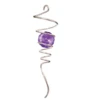 10" Silver Purple Spiral Tail Wind Spinner Accesory -Fashion Accessories Store spinfinity b83f3a09 30f4 4378 bb73 258b5852afcc